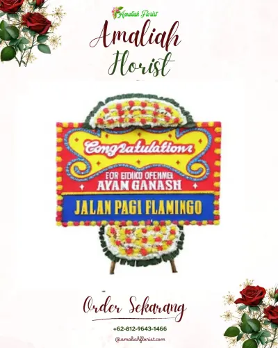 Bunga Papan Congratulation di Simpang Selayang